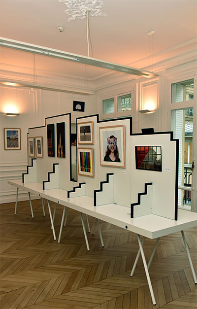 View of the ‘skyline’ of the exhibition at the Atelier Néeelandais 2